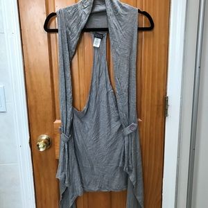 Lightweight Gray Summer Cardigan